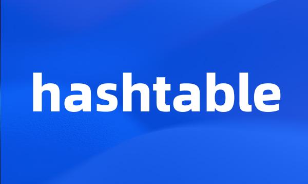 hashtable