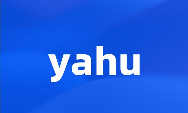 yahu