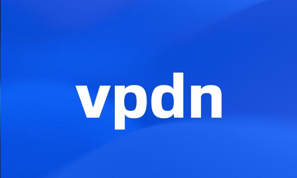 vpdn