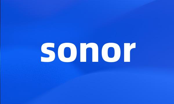 sonor