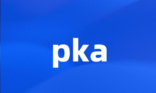 pka