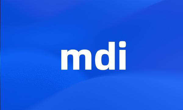 mdi