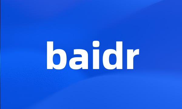 baidr