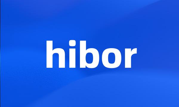 hibor