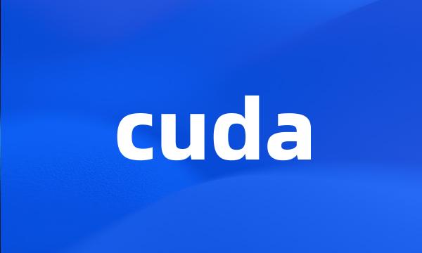 cuda