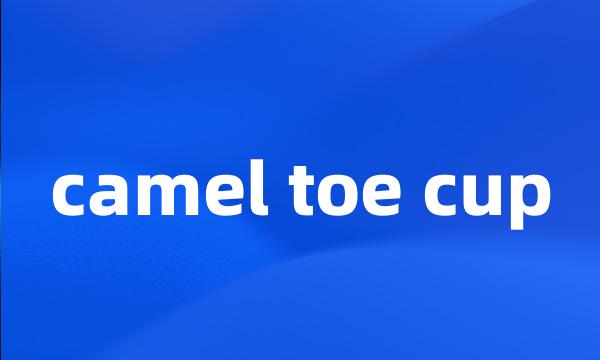 camel toe cup