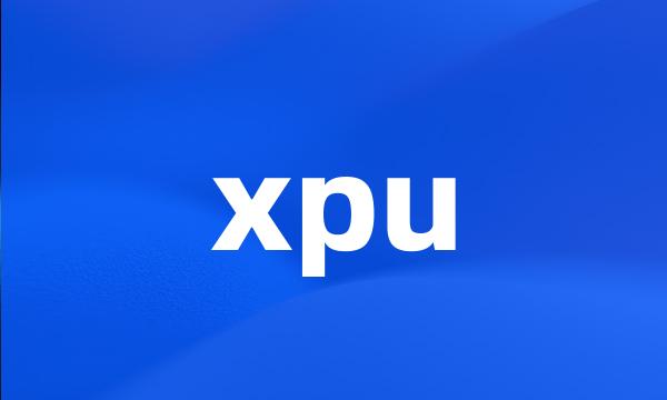 xpu