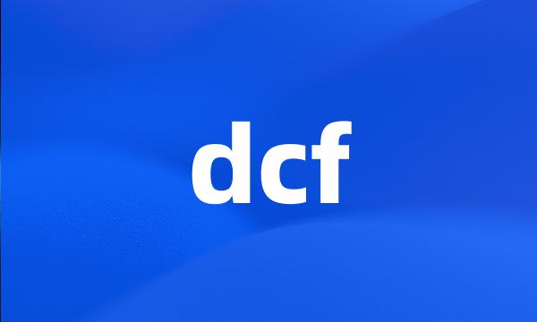 dcf