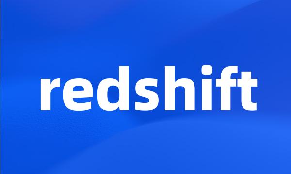 redshift