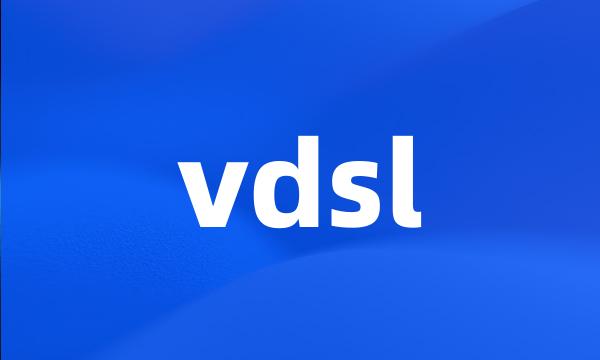 vdsl