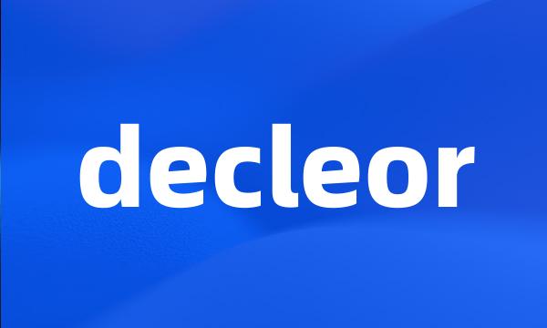 decleor