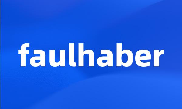 faulhaber