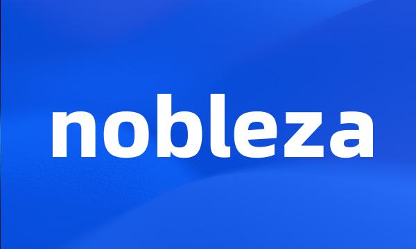 nobleza