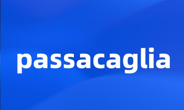 passacaglia