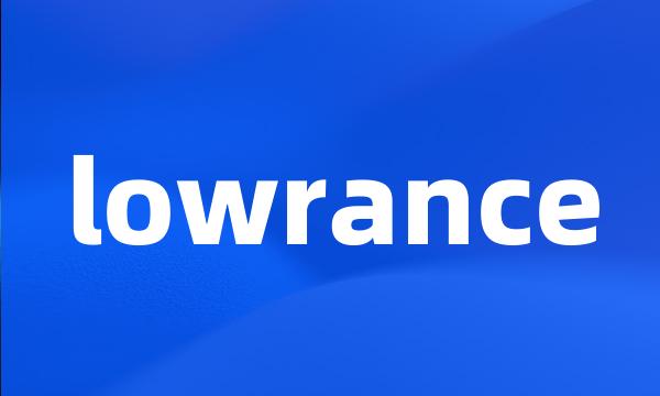 lowrance