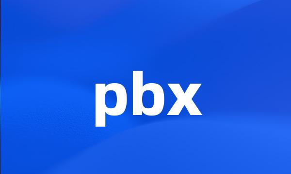 pbx