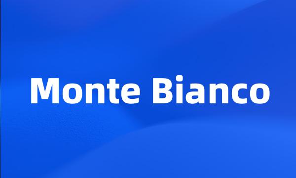 Monte Bianco