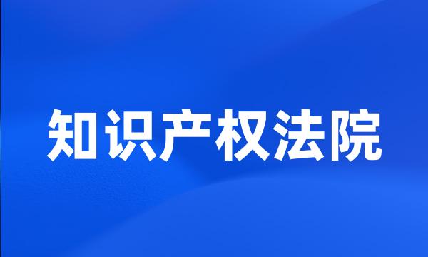 知识产权法院