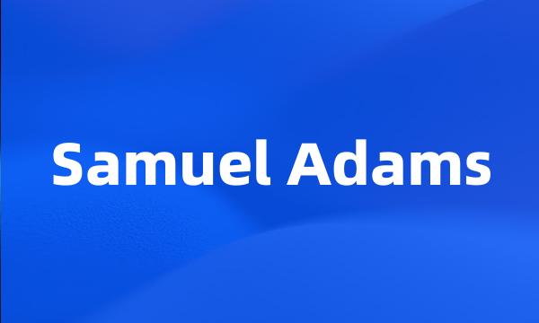 Samuel Adams