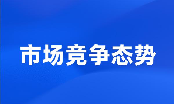 市场竞争态势