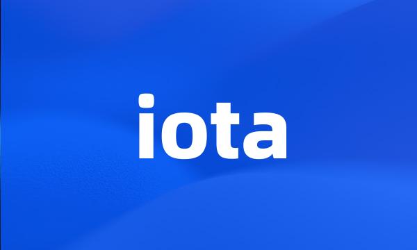 iota