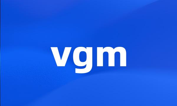 vgm