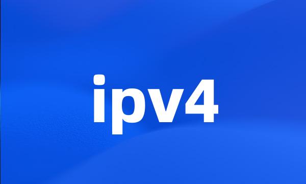 ipv4