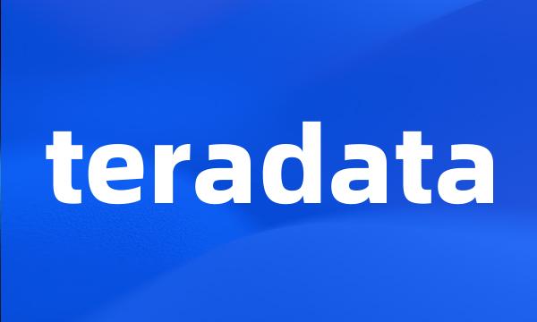 teradata