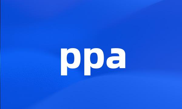 ppa