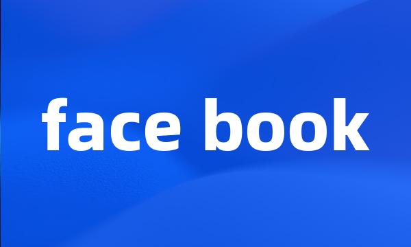 face book