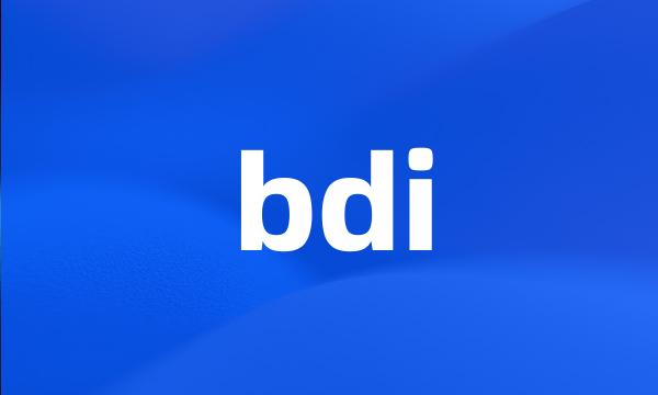 bdi