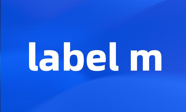 label m