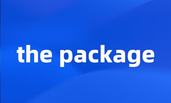 the package