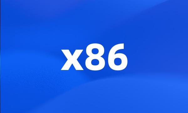 x86