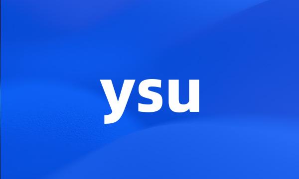 ysu