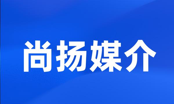 尚扬媒介