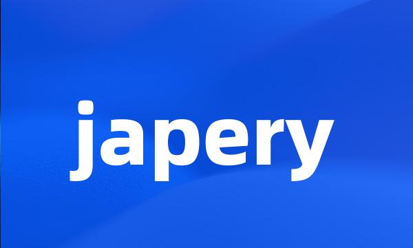 japery