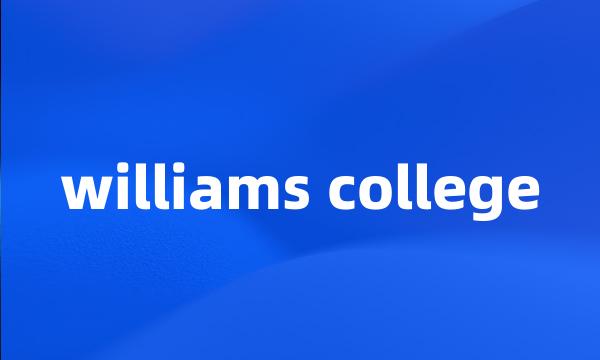 williams college