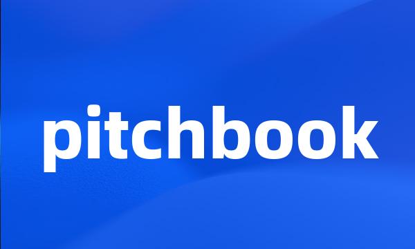 pitchbook