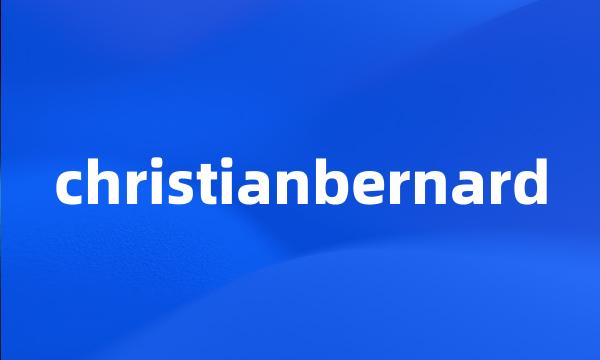 christianbernard