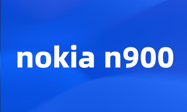 nokia n900