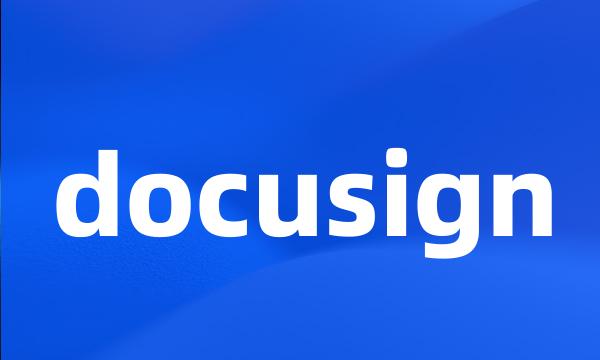 docusign