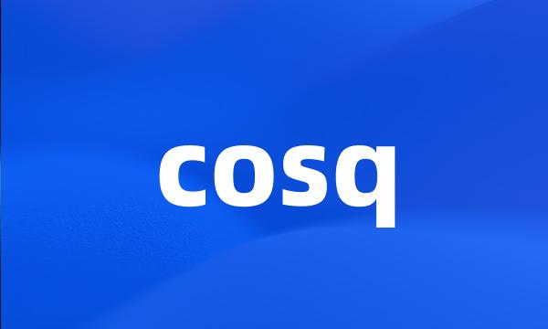 cosq