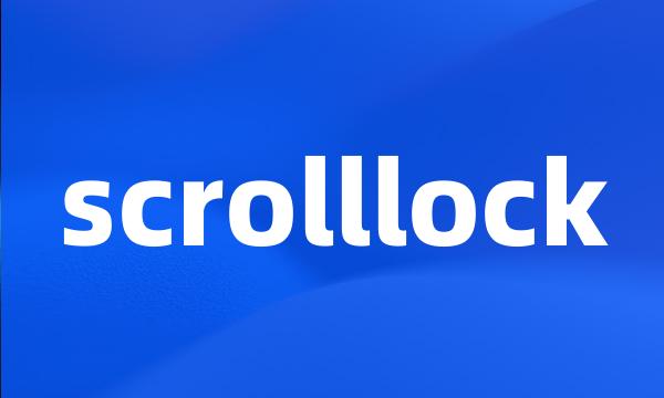 scrolllock