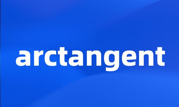 arctangent