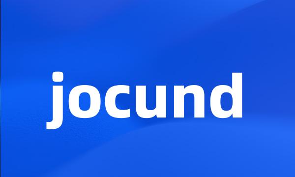 jocund