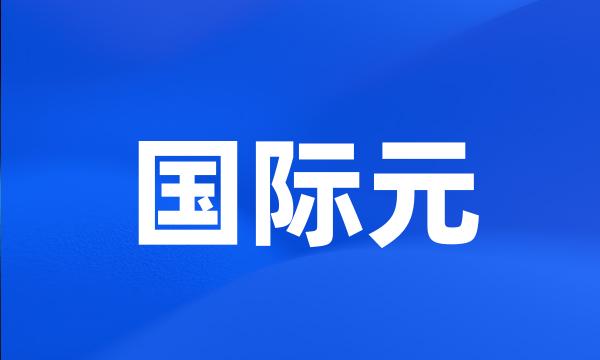 国际元