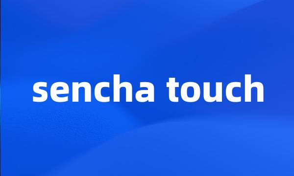 sencha touch