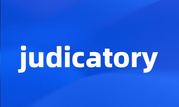 judicatory