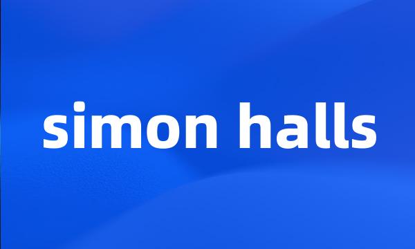 simon halls